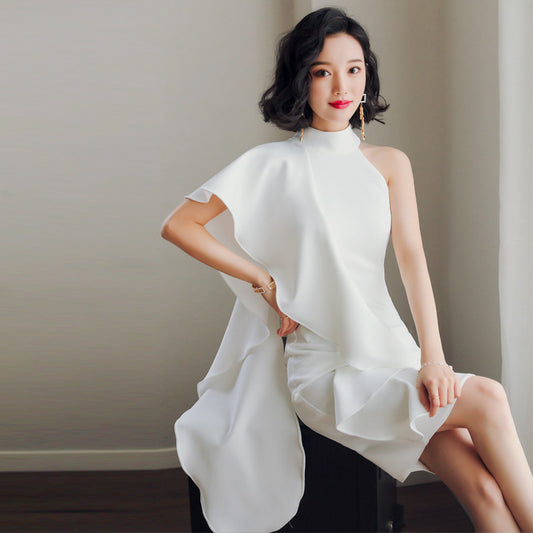 Vestido Corto Blanco para Fiesta y Eventos Especiales - Image 2