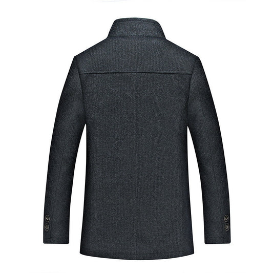 Chaqueta Casual con Cuello Mao para Hombre Adulto - Image 2