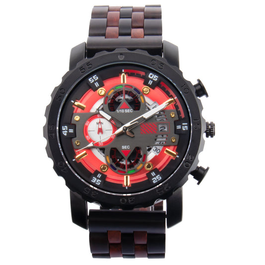 Reloj de Pared Luminoso Grande en Madera Multifuncional - Image 2
