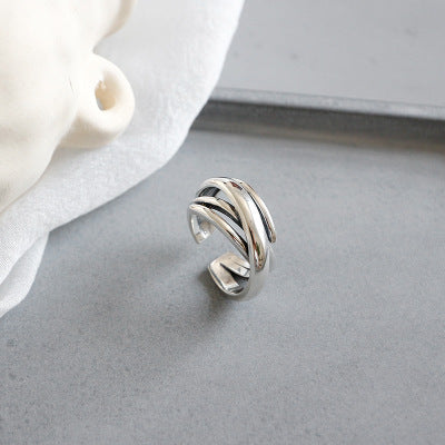 Anillo Vintage Multicapa en Plata S925 - Image 2