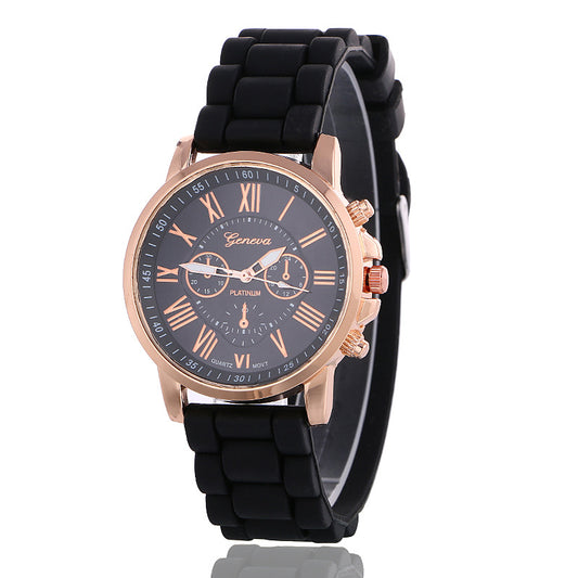 Reloj Geneva de Moda con Diamante para Estudiantes - Tres Ojos - Image 2