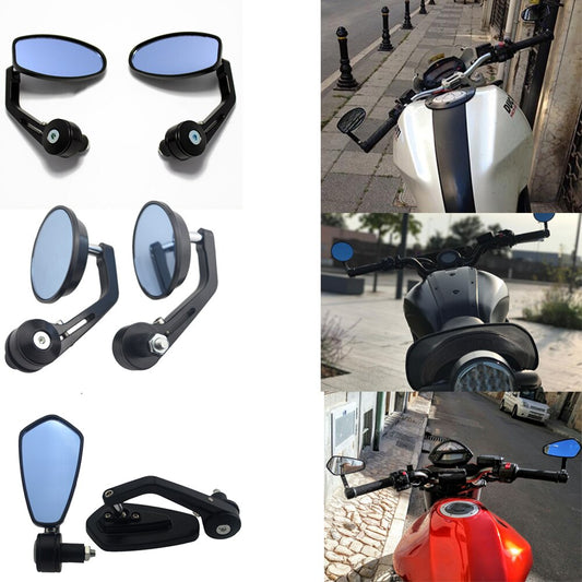 Espejo Retrovisor Ajustable para Motocicleta con Mango Reforzado - Image 2