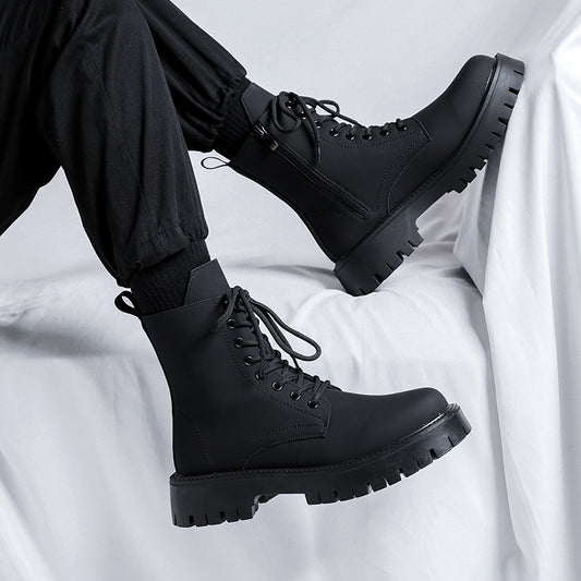 Botas Martin de Trabajo Negras Caña Alta - Suela Gruesa y Resistente - Image 2
