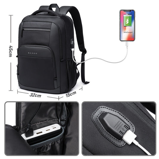 Mochila Ejecutiva Impermeable para Estudiantes y Profesionales - Image 2