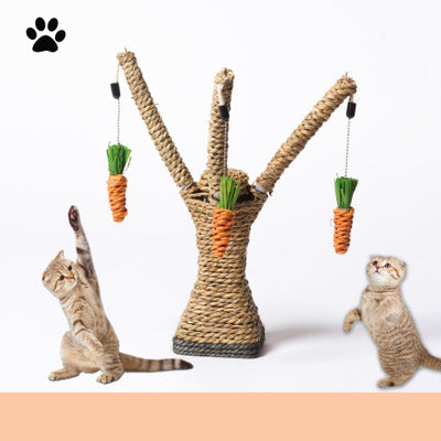 Rascador para Gatos con Cuerda de Sisal y Plataforma de Juego - Image 2
