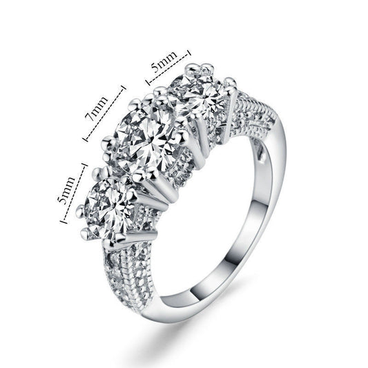 Anillo de Compromiso con Circonita - Diseño Europeo y Americano - Image 2