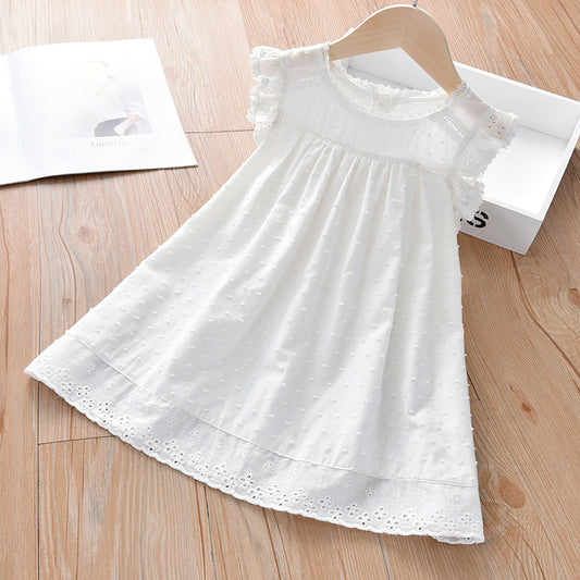 Vestido Blanco Infantil Elegante - Image 2