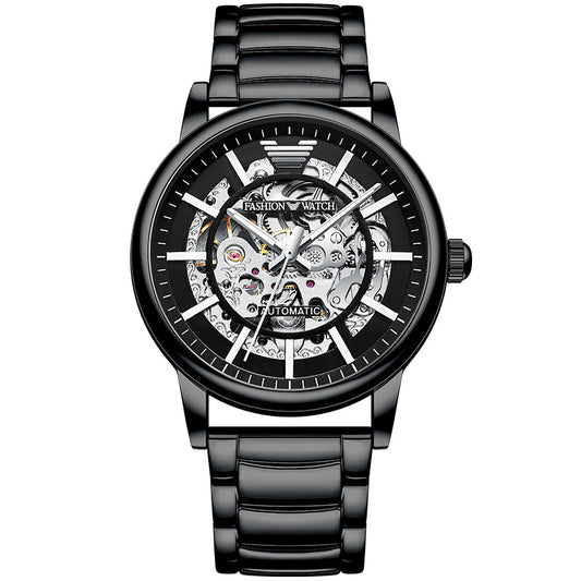 Reloj Mecánico Automático Multifuncional con Esfera Transparente y Resistencia al Agua - Image 2