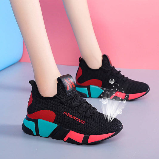 Tenis Casual Coreanos con Bloque de Colores y Cordones - Image 2