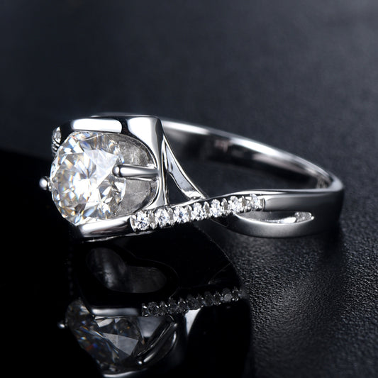 Anillo Angel Kiss Clásico Coreano para Mujer - Image 2