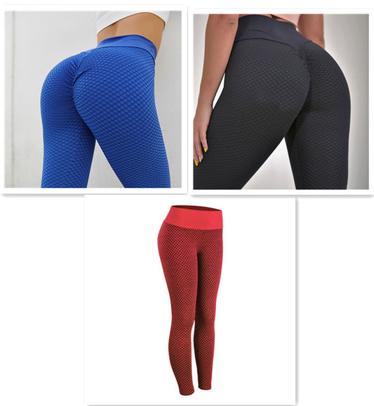 Leggings de Cintura Alta sin Costuras con Estampado Cuadros para Yoga y Fitness - Image 2