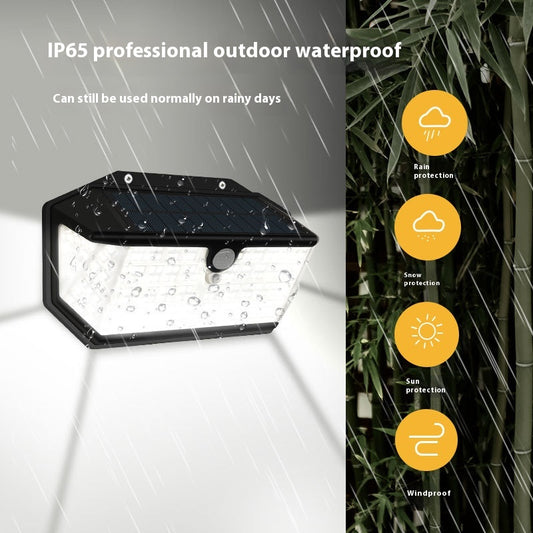 Lámpara LED Solar para Patio con Sensor de Movimiento - 5 Caras - Image 2