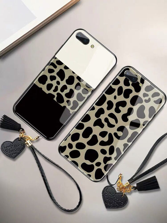 Carcasa de Vidrio con Estampado de Leopardo para Celular - Image 2