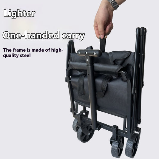 Carrito Remolque Plegable para Niños - Ideal para Campamentos y Paseos - Image 2