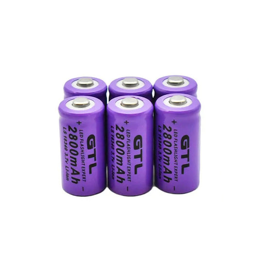 Linterna Táctica LED con Puntero Láser y Batería Recargable CR123A - Image 2