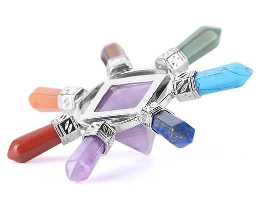 Joya de Chakras con Cristales Naturales y Piedras Semipreciosas - Image 2