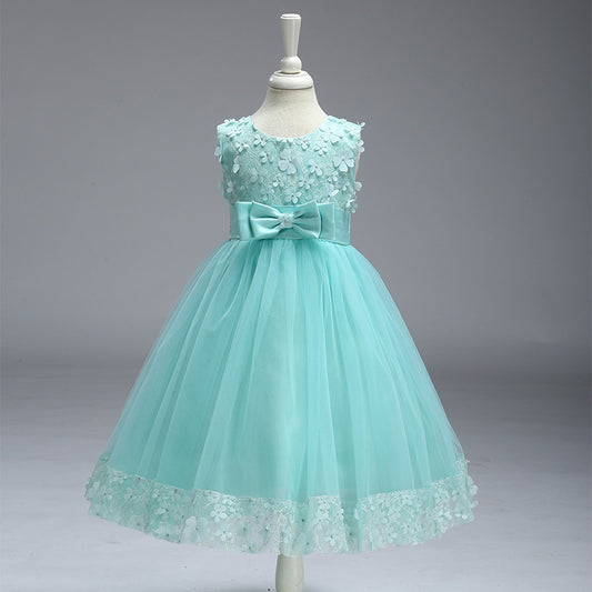 Falda Tutú Princesa Floral para Niñas - Vestido de Fiesta Infantil - Image 2
