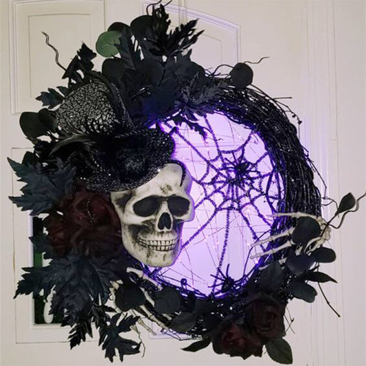 Conjunto de Decoración Luminosa Calaveras para Entrada - Adornos de Estilo Gótico - Image 2