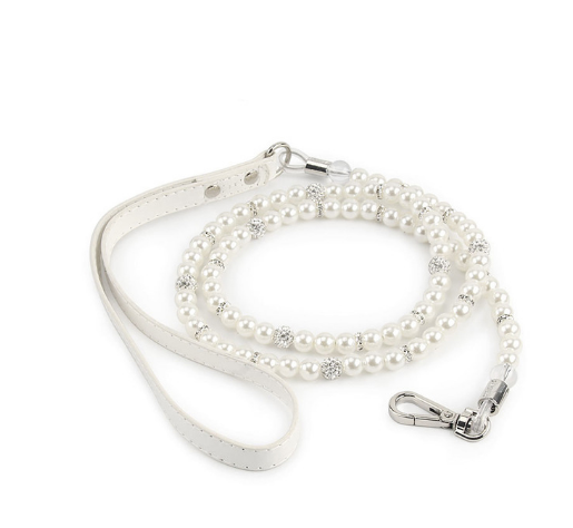 Collar de Perla para Perros Cadena Tejida Artesanal - Image 2