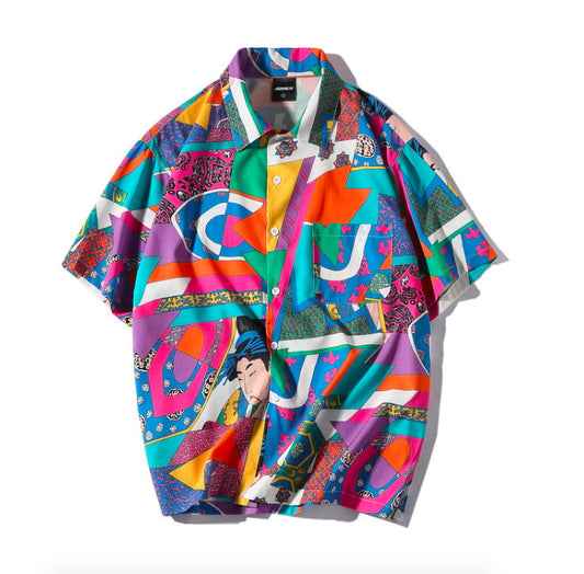 Camisa Holgada Hip Hop para Hombre - Image 2