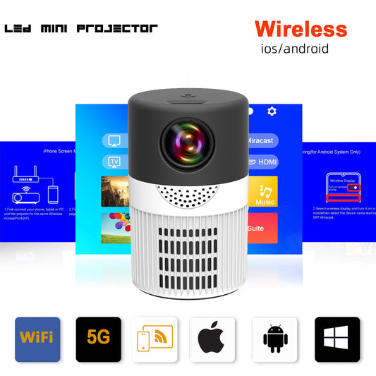 Proyector Portátil Inteligente JHT400 - Mini Proyector Inalámbrico para el Hogar - Image 2