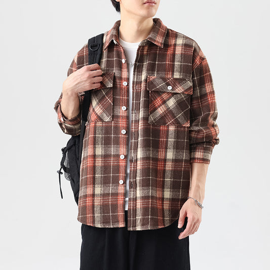Camisa de Cuadros Manga Larga para Hombre - Image 2