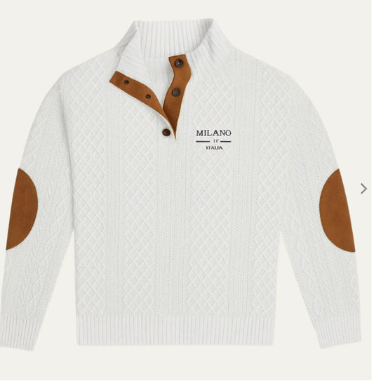 Suéter Jacquard Tejido para Hombre - Otoño e Invierno - Image 2