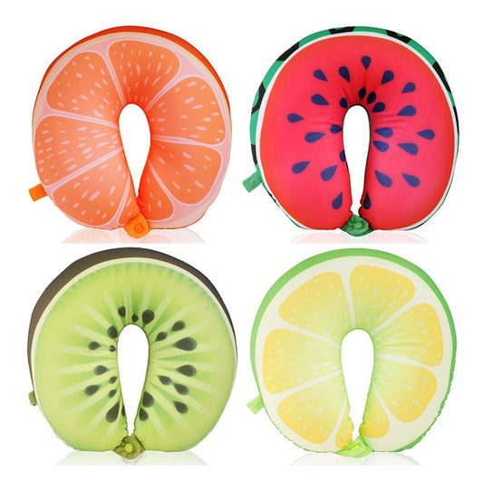 Almohada de Cuello en Forma de U con Diseño de Frutas - Image 2
