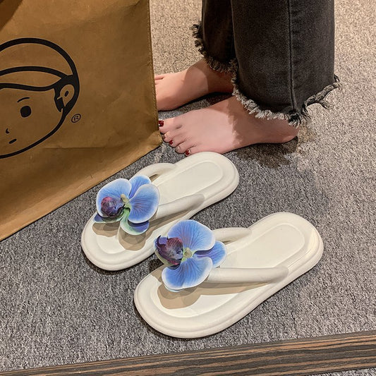 Sandalias Mariposa Azul para Mujer - Cómodas y Antideslizantes - Image 2