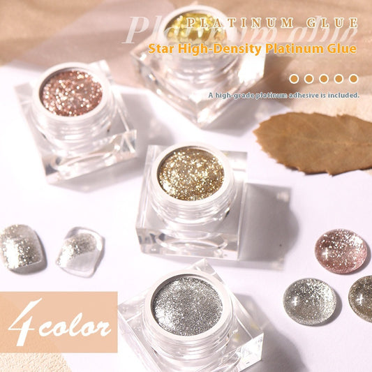 Pegamento UV de Alta Densidad Platinum para Uñas con Brillo Metálico - Image 2