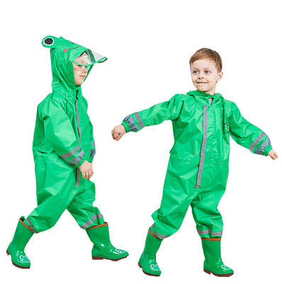Impermeable Infantil Ecológico 2 en 1 con Pantalón Integrado - Image 2