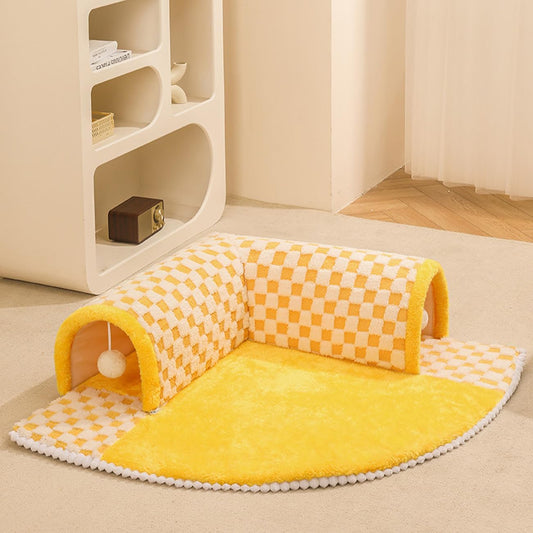 Cama Túnel 2 en 1 para Perros y Gatos - Diseño Abanico Acogedor - Image 2