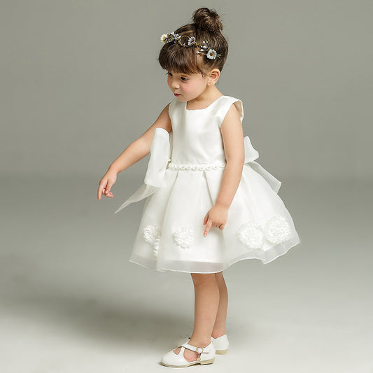 Vestido de Fiesta Princesa para Niña con Falda Tul Floral - Image 2