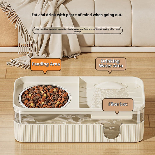 Dispensador Automático de Agua y Alimento para Gatos con Filtración Continua - Image 2