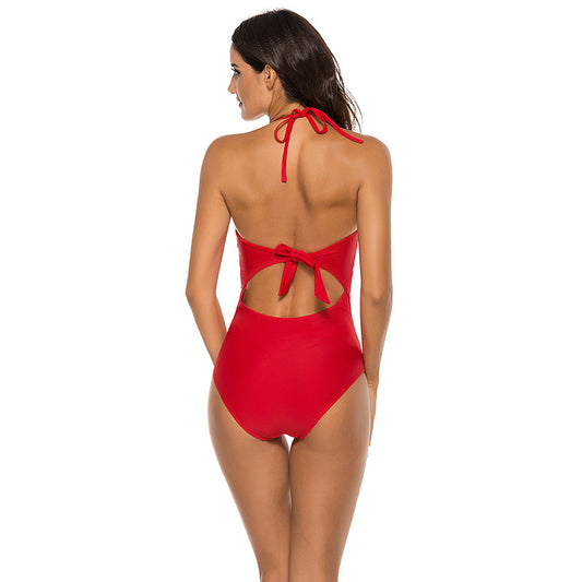 Traje de Baño Enterizo con Detalle de Malla - Image 2