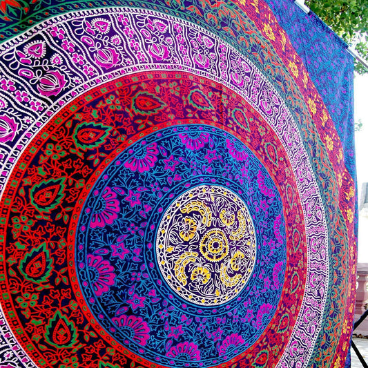 Tapiz Mandala Indio Grande - Decoración Bohemia - Image 2