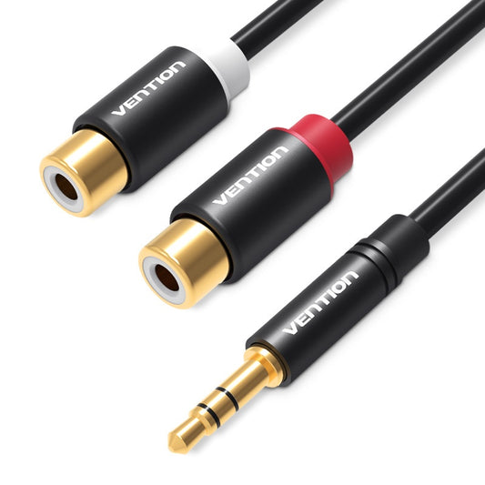 Cable de Audio 3.5mm con Conectores Giratorios Doble Lotus - Image 2