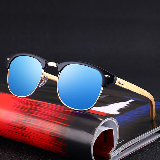 Gafas de Sol Clásicas para Hombre con Patillas de Bambú - Image 2