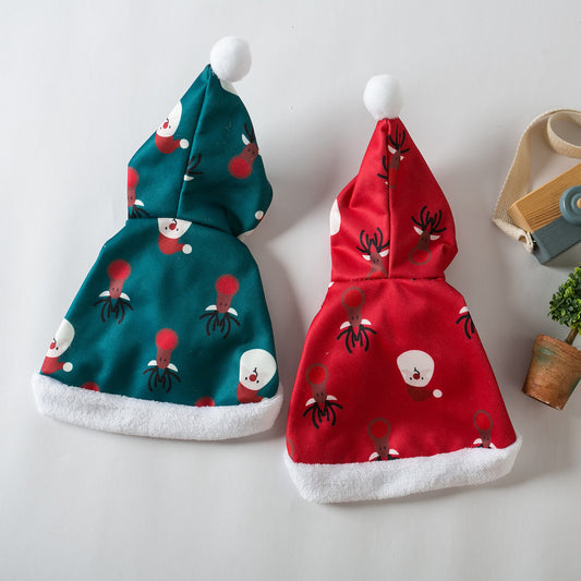 Capa de Caperucita Roja para Gatos - Disfraz Navideño - Image 2