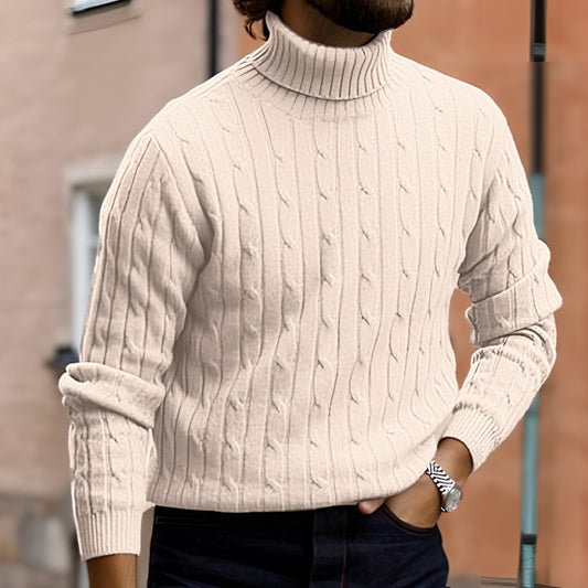 Suéter Cuello Alto Manga Larga para Hombre - Estilo Casual - Image 2