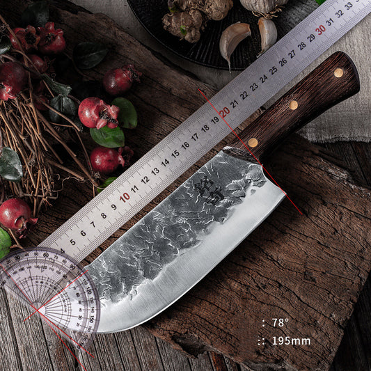 Cuchillo de Cocina Antiguo Forjado a Mano de Longquan para Chef Casero - Image 2