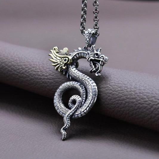 Dije Dragón Ala Plata S925 Estilo Nacional Personalizado - Image 2