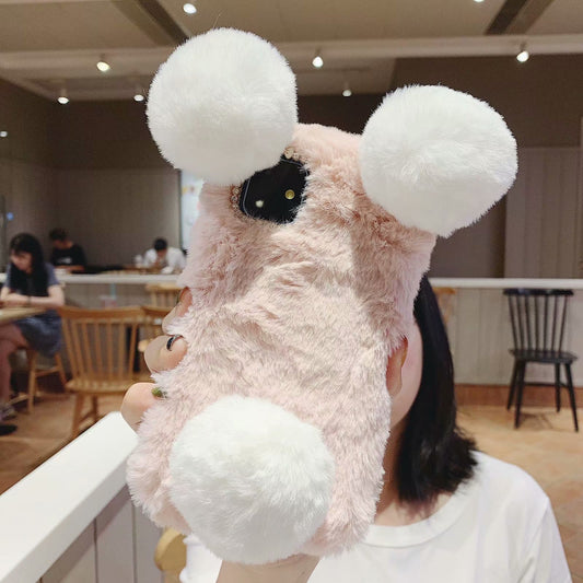 Funda Protectora de Peluche Osito Compatible con Apple - Image 2