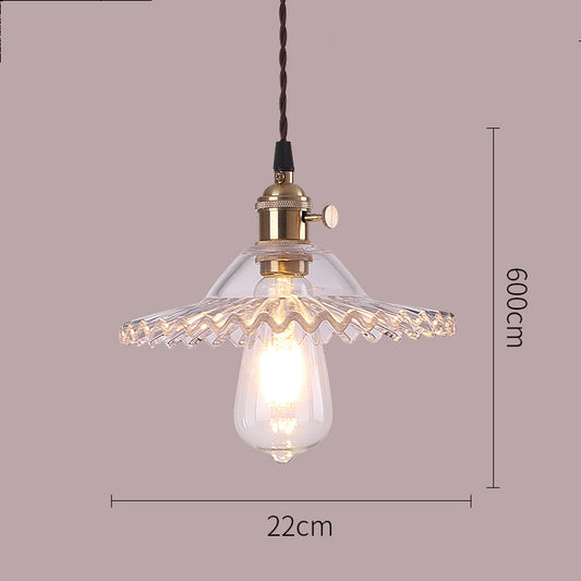 Lámpara Colgante Cristal Minimalista Estilo Shanghai Retro - Image 2