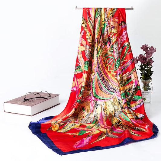 Pañuelo de Seda Multifuncional - Foulard Satinado Versátil - Image 2