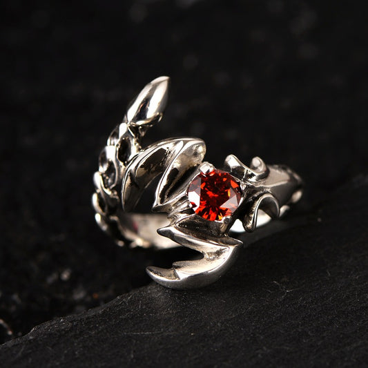 Anillo de Plata 925 Tailandesa Vintage Escorpión Rey Personalidad para Hombre - Image 2