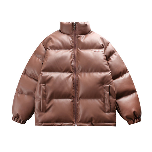 Abrigo de Algodón Retro Holgado y Cálido para Hombre - Image 2