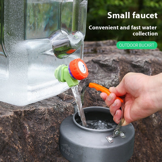Cubo de Agua Portátil con Grifo para Camping y Viajes - Image 2