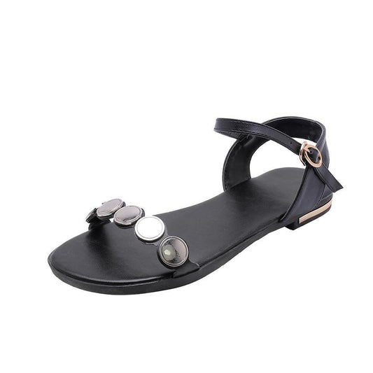 Sandalias de Cuero Minimalistas para Mujer - Image 2