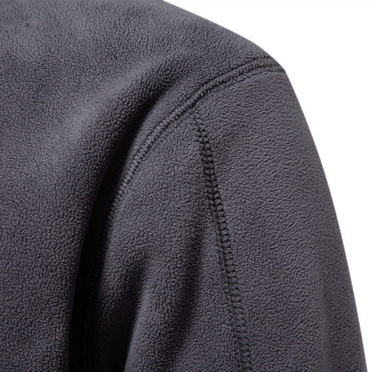 Suéter de Cuello Alto con Cierre Medio para Hombre - Otoño e Invierno - Image 2